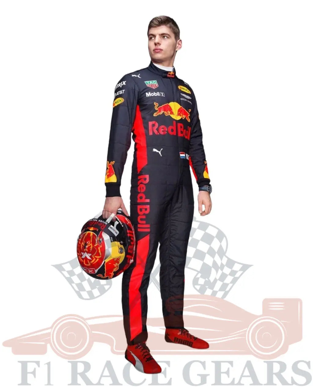 F1 Max verstappen Red bull Honda  2017 race suit My Store