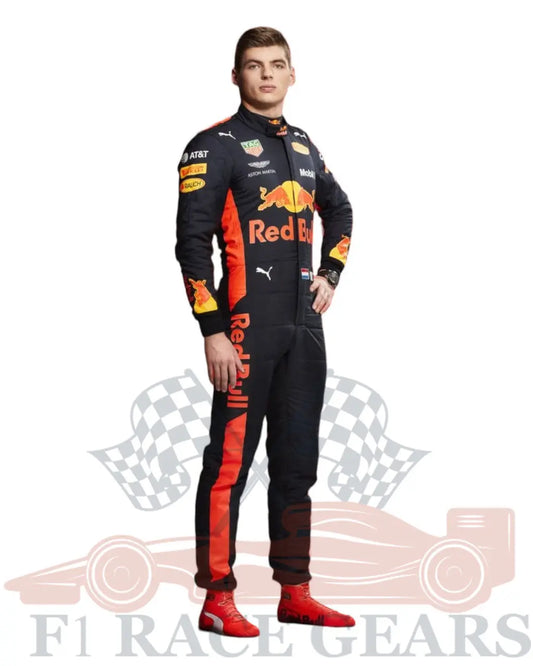 F1 Max verstappen Red bull Honda  2018 race suit My Store