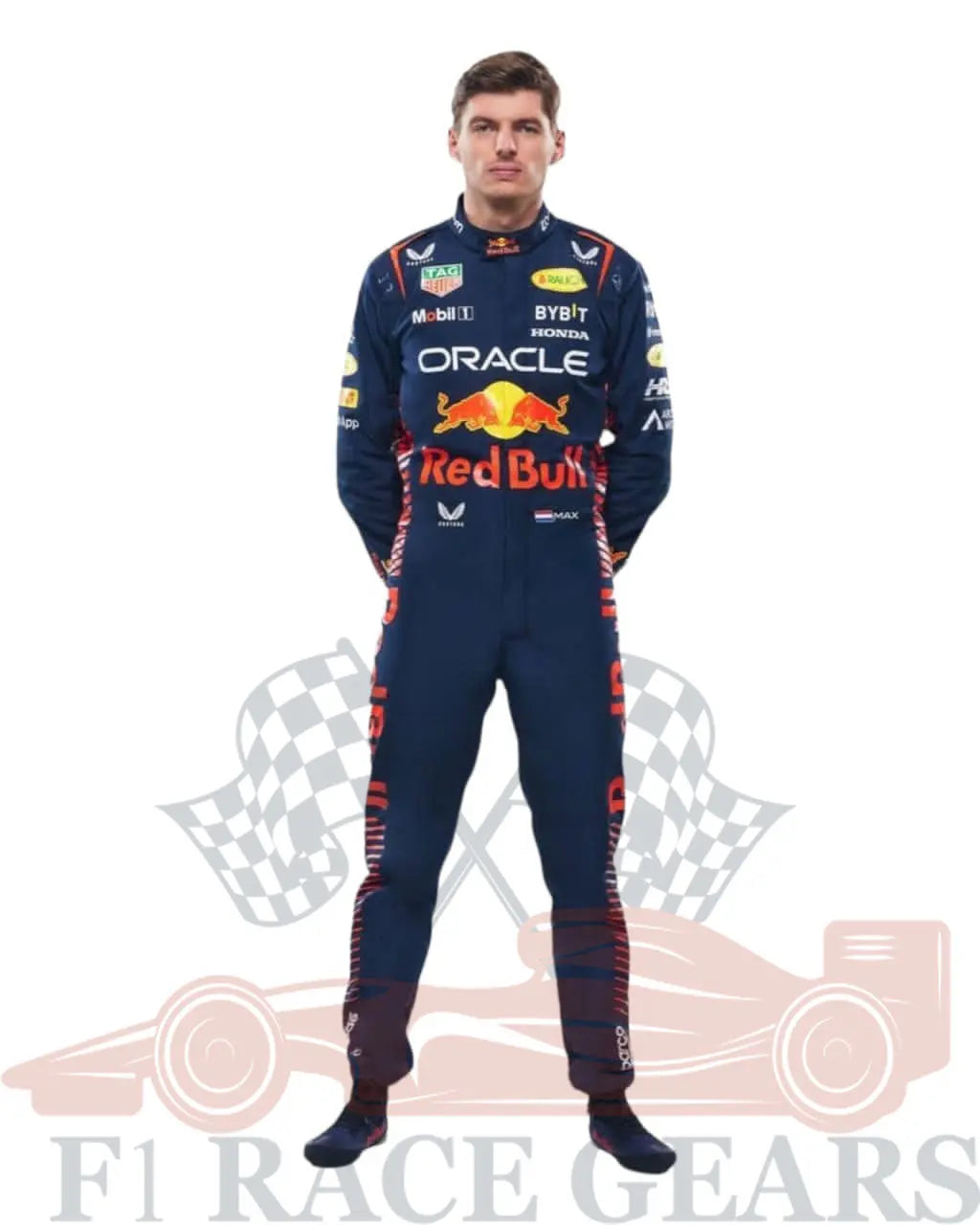 F1 Max verstappen Red bull Honda Oracle 2023 race suit My Store