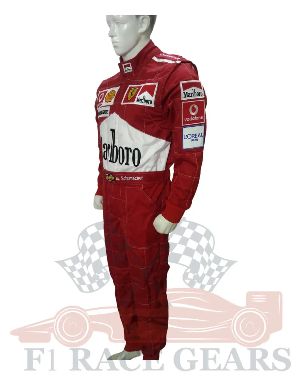 F1 Michael Schumacher 2004 replica embroidery patches race suit My Store