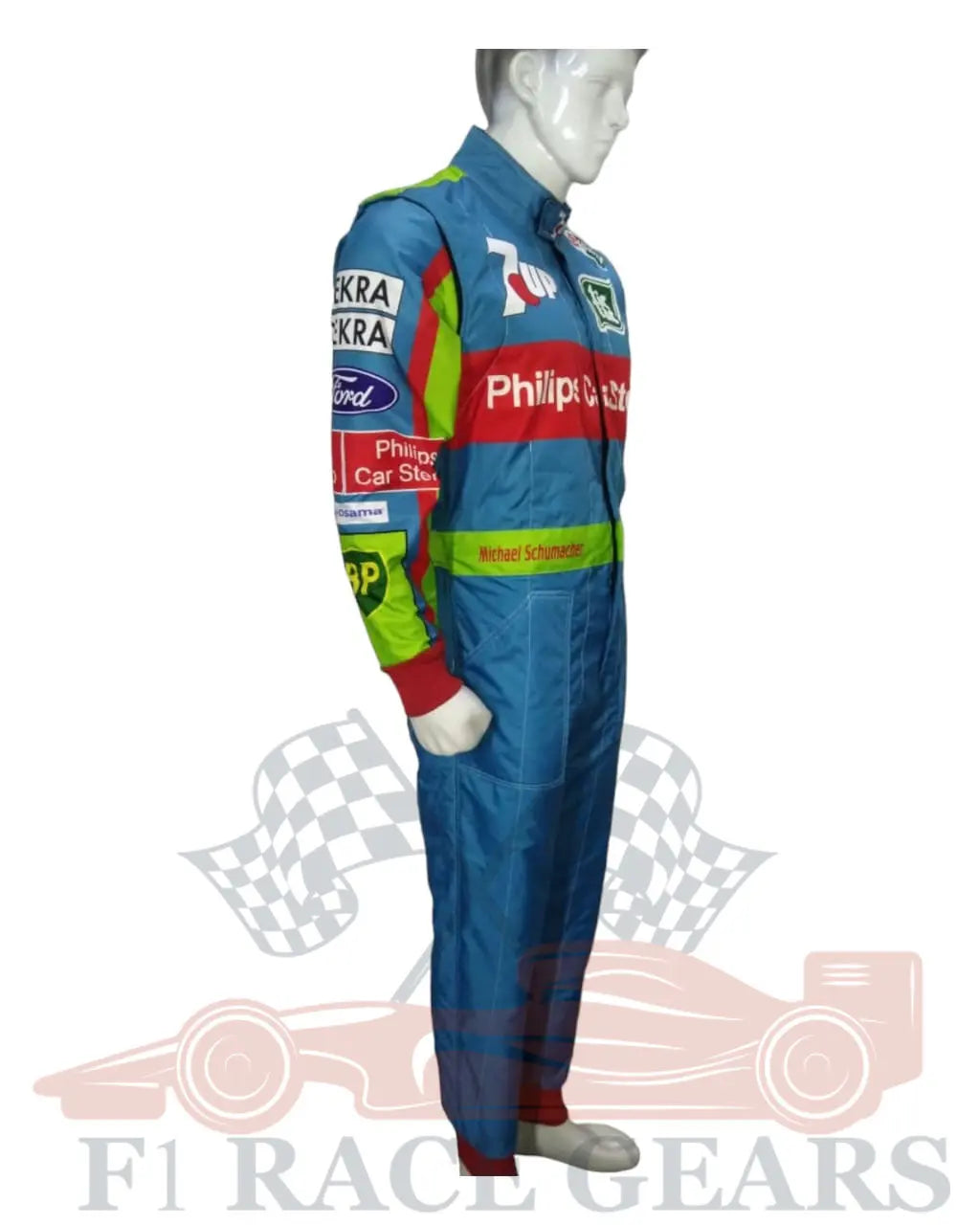 F1 Michael Schumacher 2006 replica printed race suit My Store