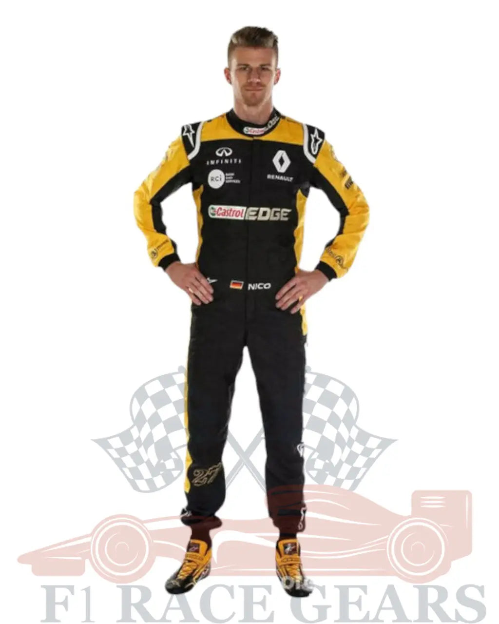 F1 Nico Hulkenberg Renault F1 team 2018 race suit My Store