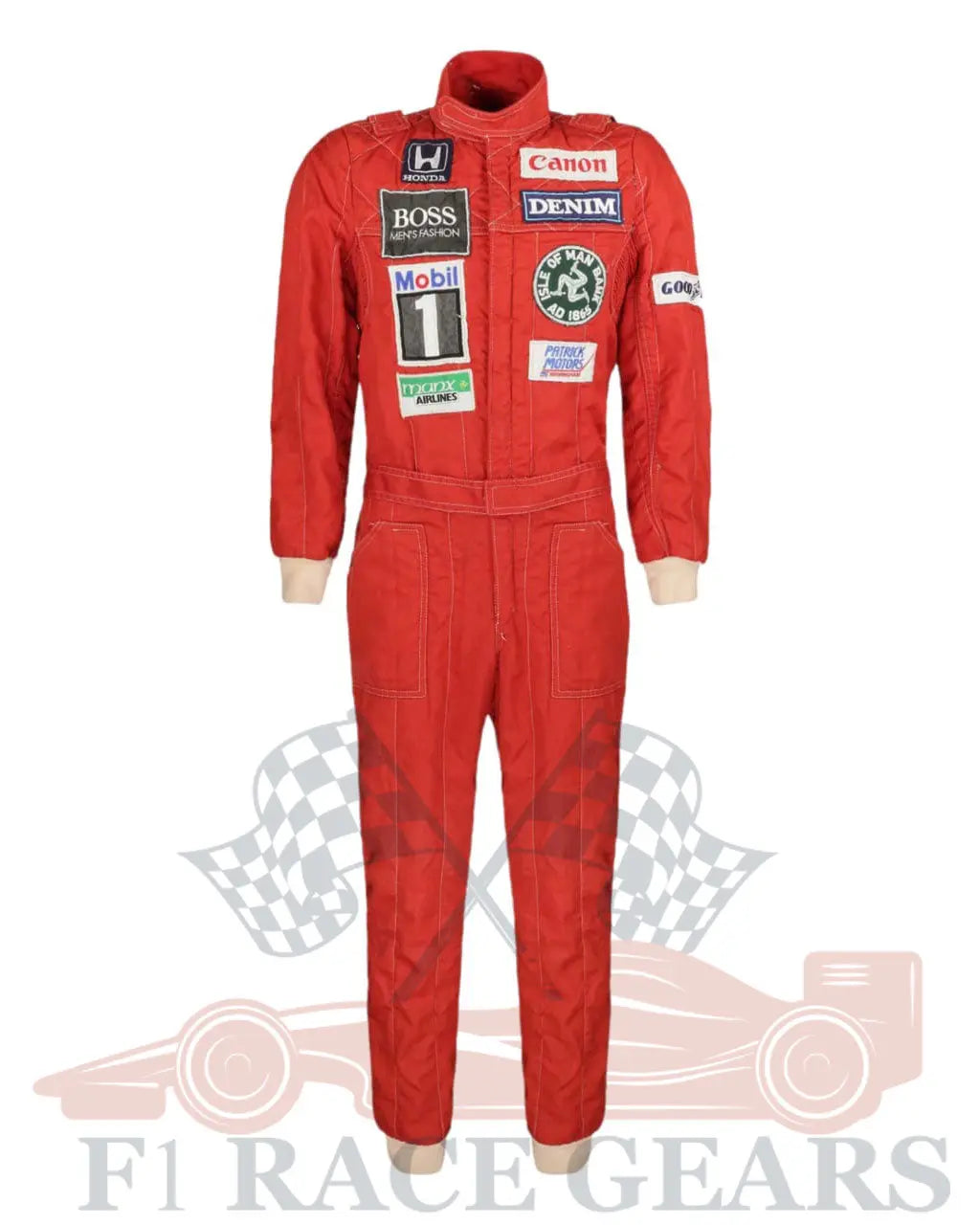 Ayrton Senna Camel Replica Embroidered patches Jacket Ayrton Senna Camel Replica Embroidered patches Jacket