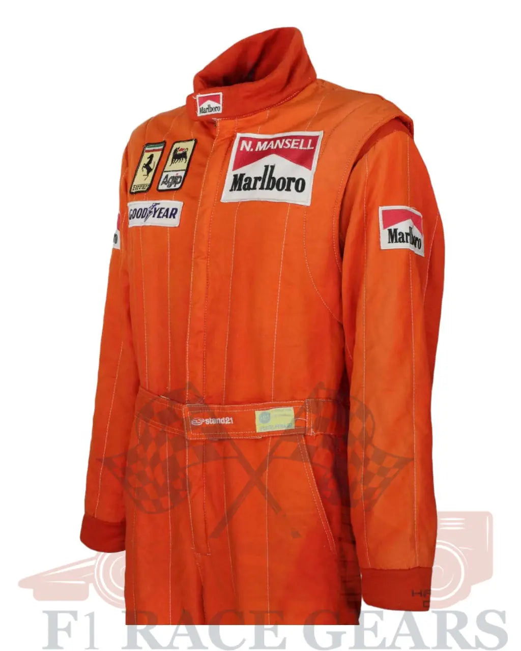F1 Nigel mansell 1989 replica embroidery patches race suit My Store