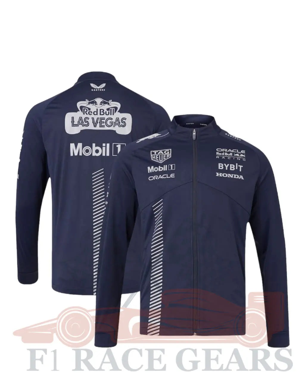 F1 Red bull oracle Las Vegas 2023 replica soft shell jacket My Store