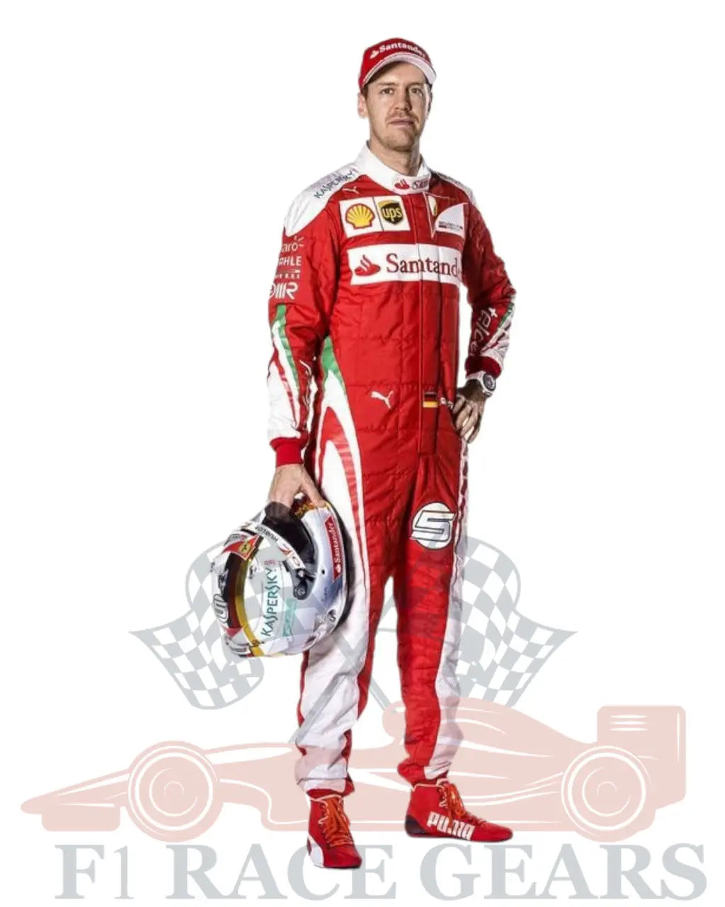 F1 Sebastian vettel 2016 ferrari race suit My Store