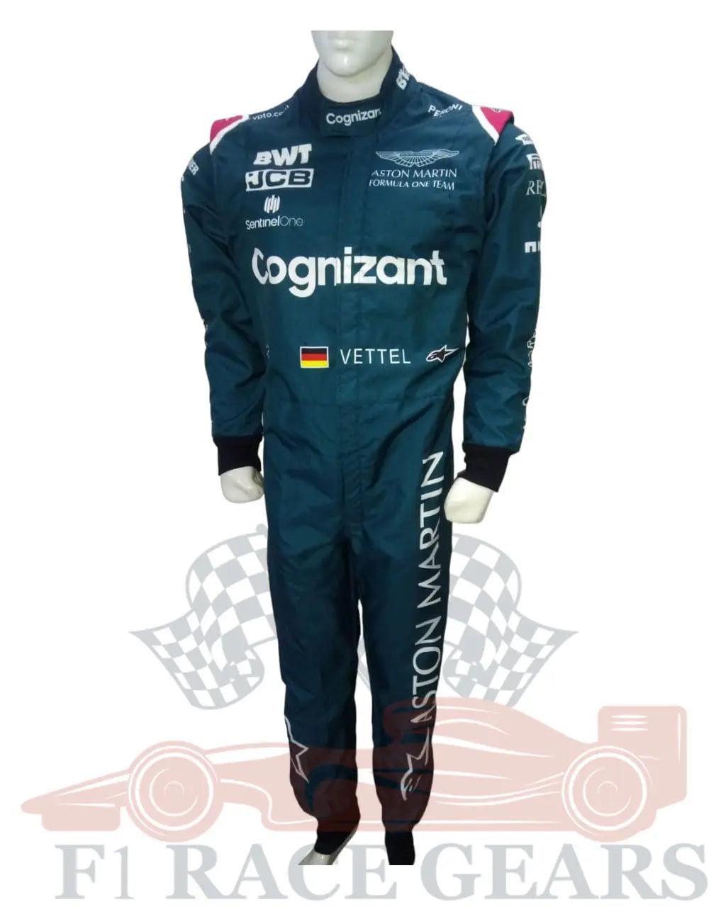 F1 Sebastian vettel Aston Martin 2021 race suit My Store