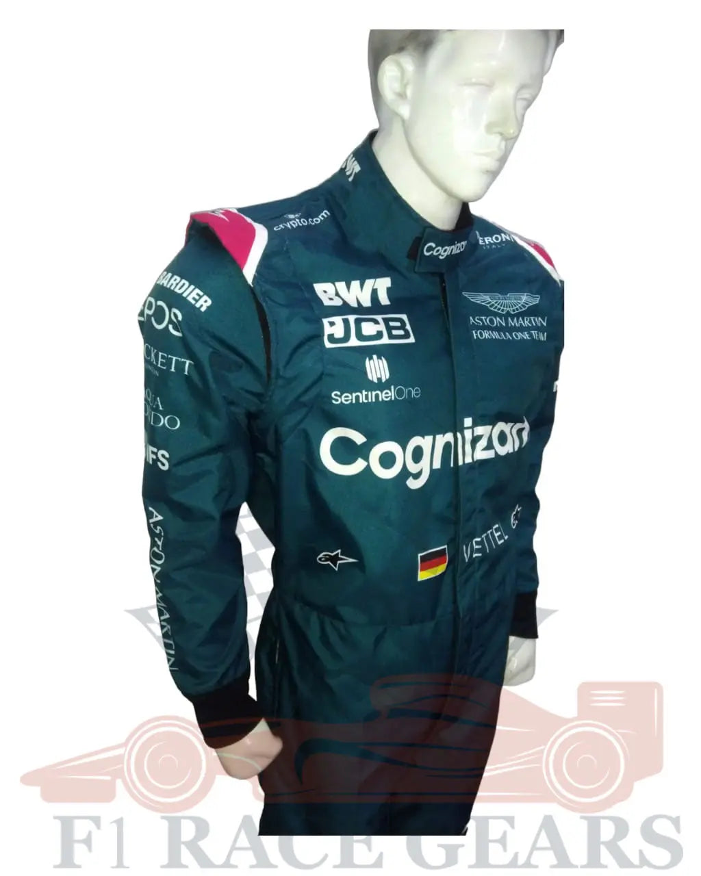 F1 Sebastian vettel Aston Martin 2021 race suit My Store