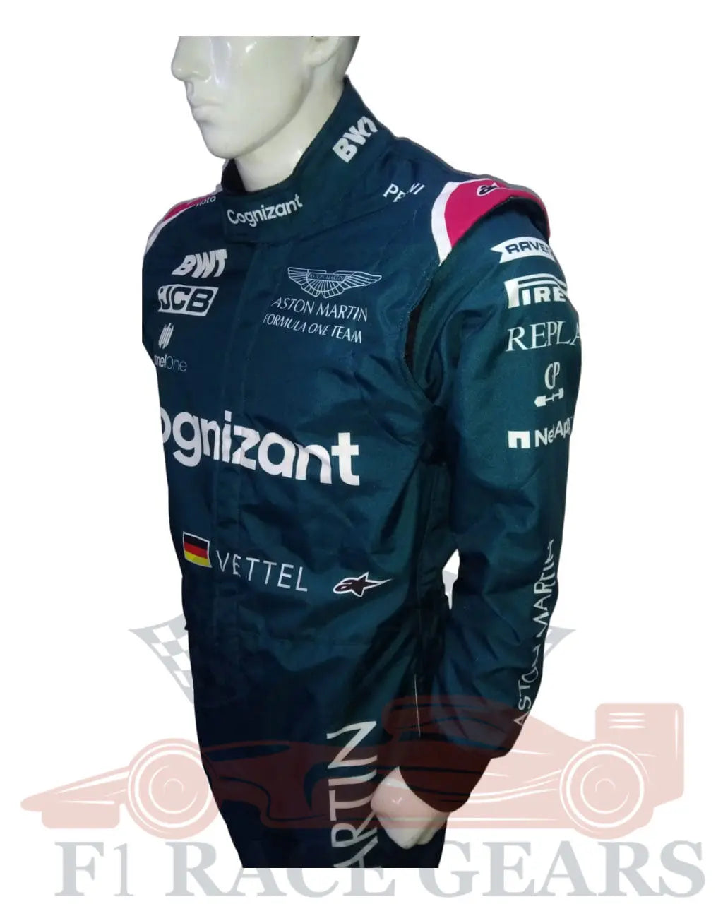 F1 Sebastian vettel Aston Martin 2021 race suit My Store