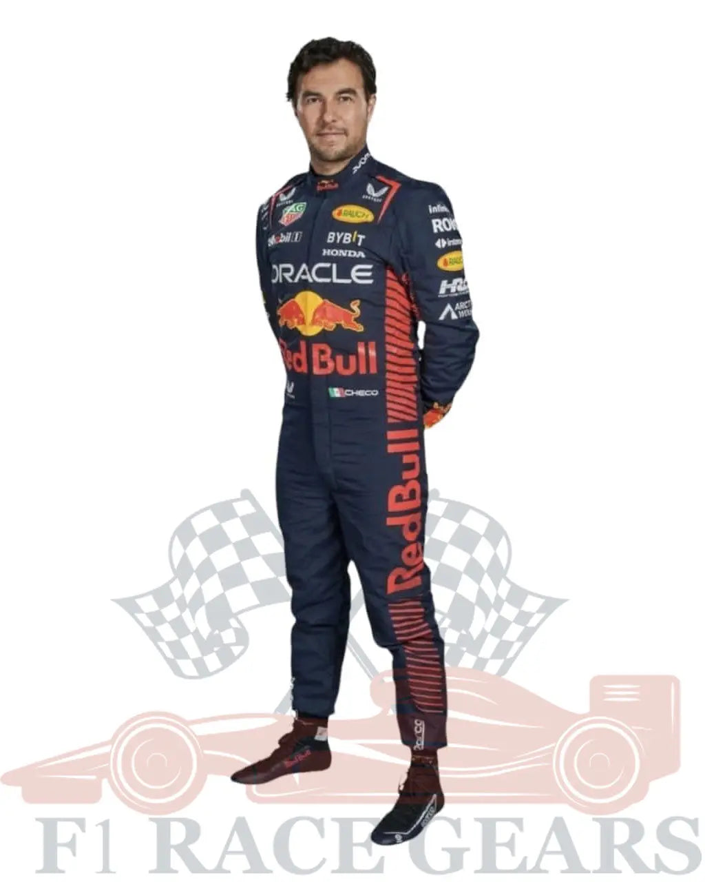 F1 Sergio perez Red bull Honda Oracle 2023 race suit My Store