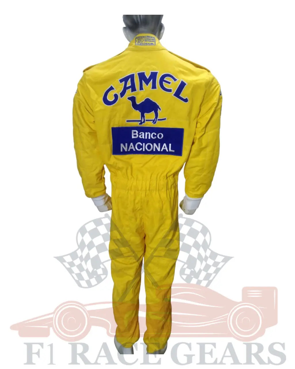 F1 ayrton senna 1987 replica embroidery patches Race suit My Store