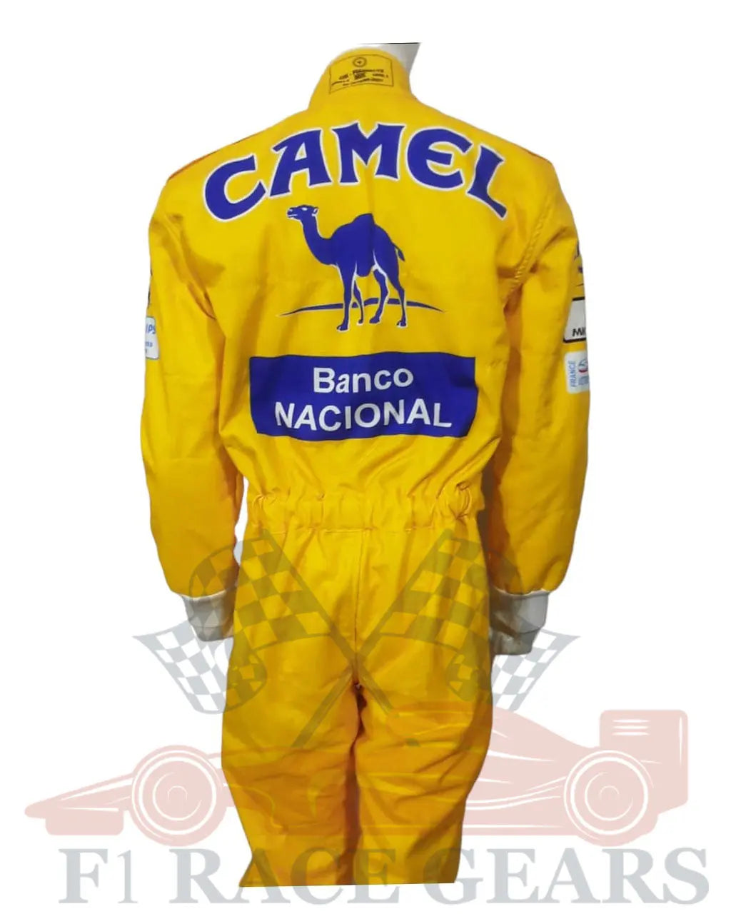 F1 ayrton senna 1987 replica printed Race suit My Store