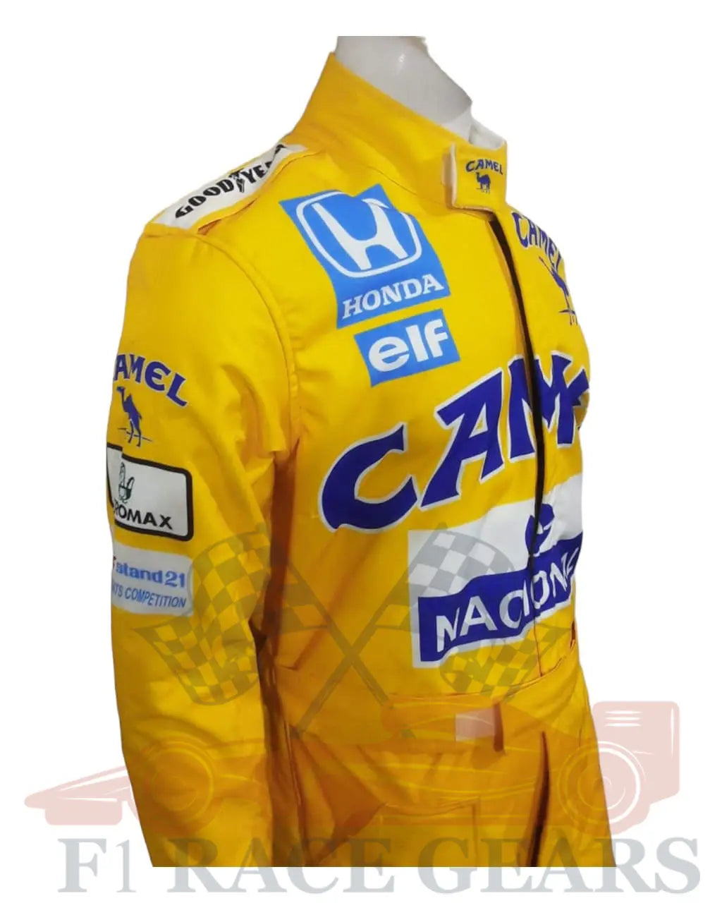 F1 ayrton senna 1987 replica printed Race suit My Store