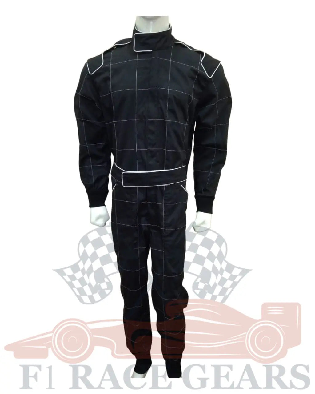 F1 go kart cordura race suit Black My Store