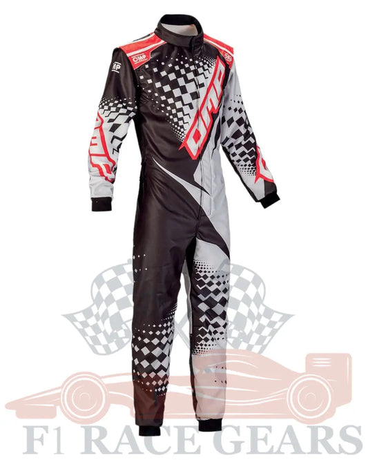 F1 go kart printed omp kS-2R replica kart race suit My Store