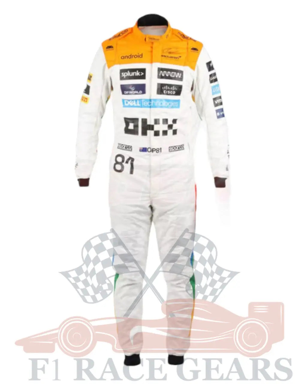 F1 mclarn Oscar piastri 2023 silver stone race suit My Store