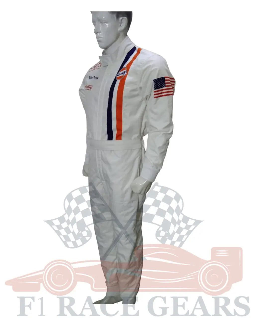 Go kart printed Gulf race suit My Store