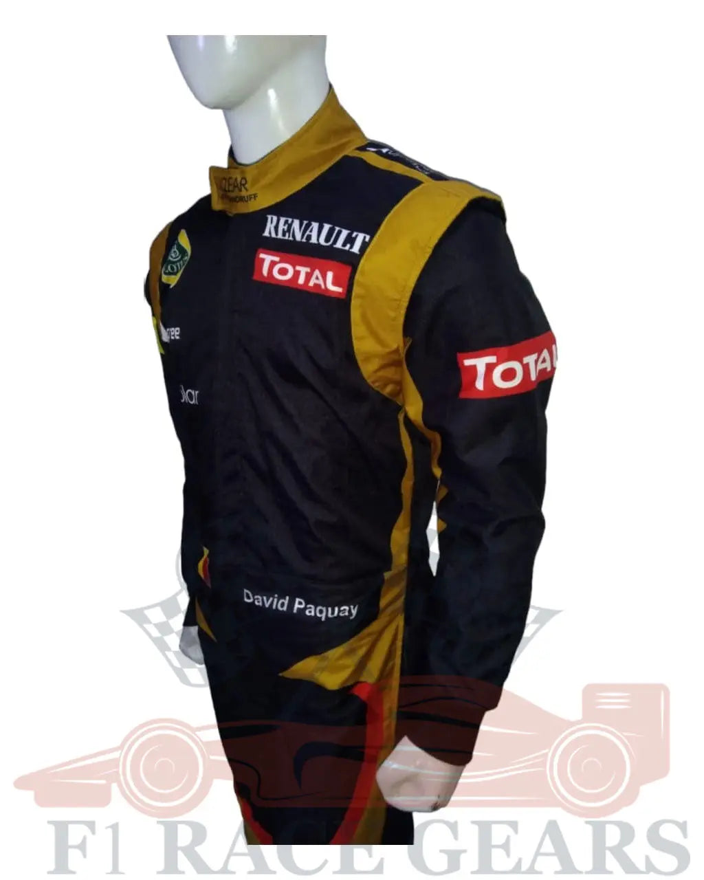 Lotus Racing Uniform Go kart printed Lotus kart race suit - F1 RACE GEARSF1 Race Gears