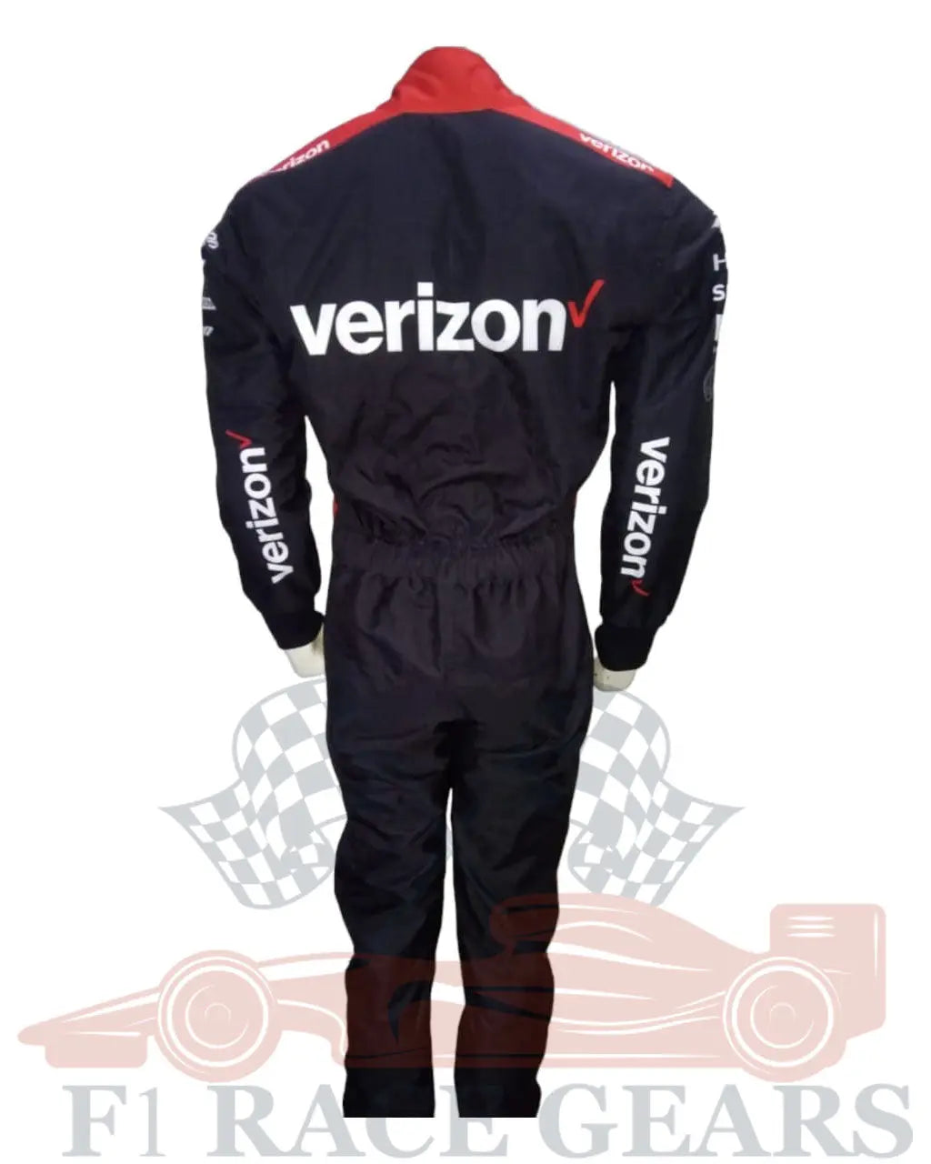 Go kart printed Verizon v power kart race suit My Store