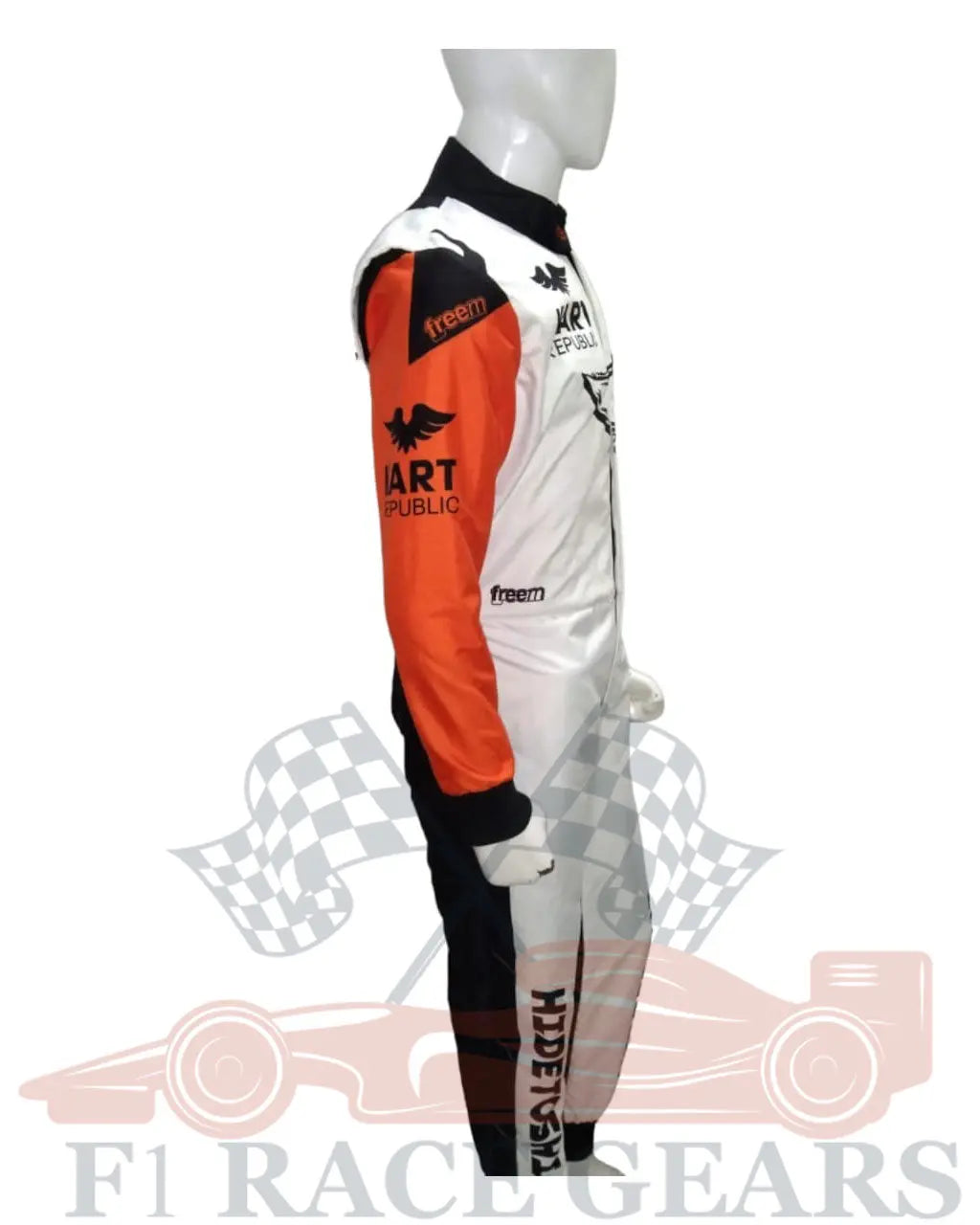 Go kart printed kart republic race suit My Store