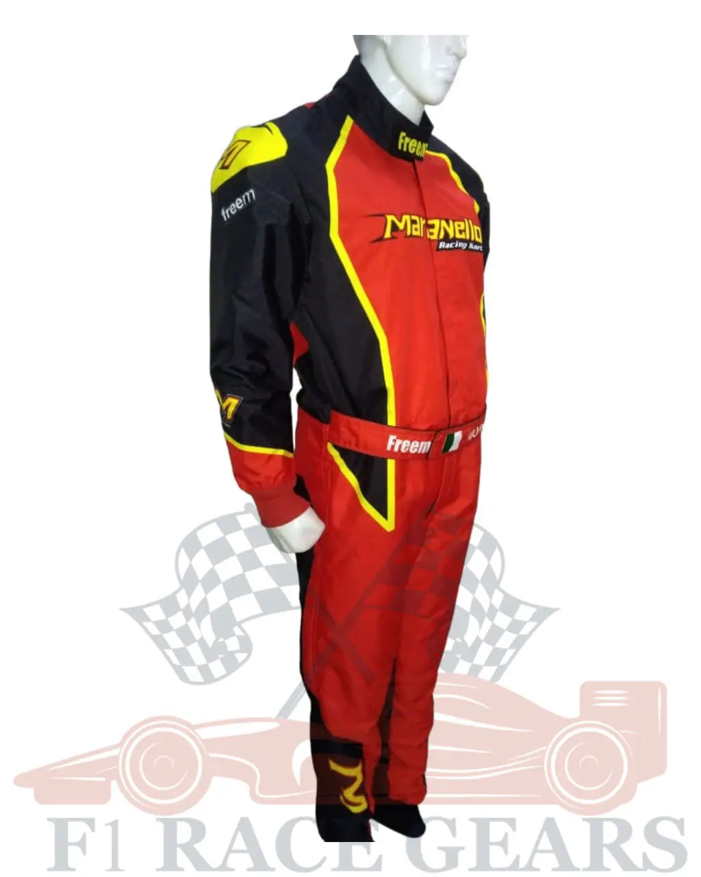 Go kart printed maranello kart race suit My Store