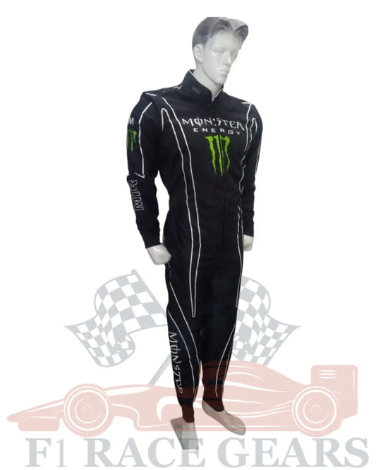 Go kart printed monster kart race suit My Store