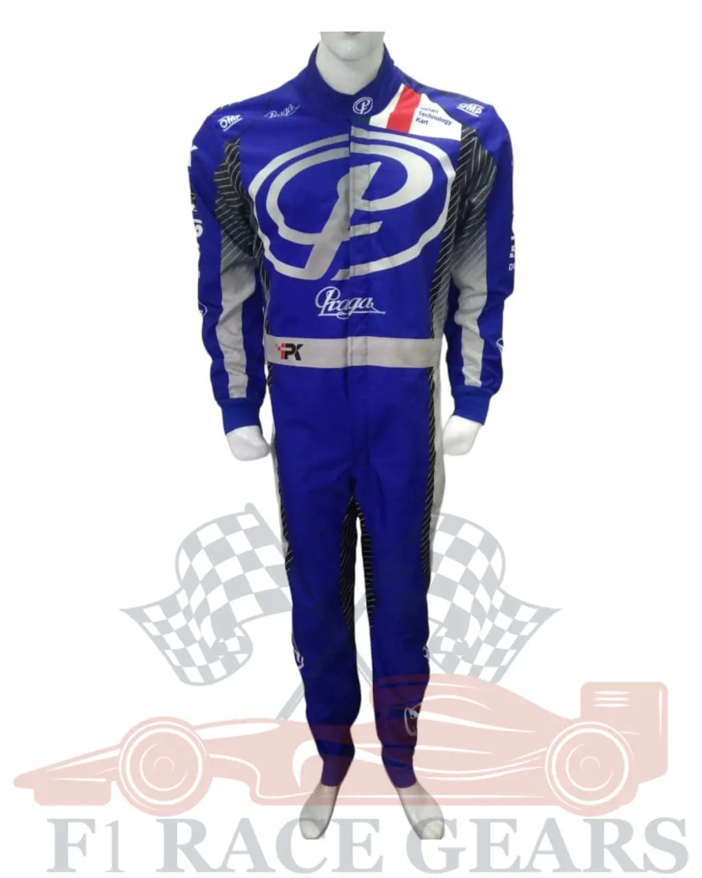 Go kart printed praga kart race suit My Store