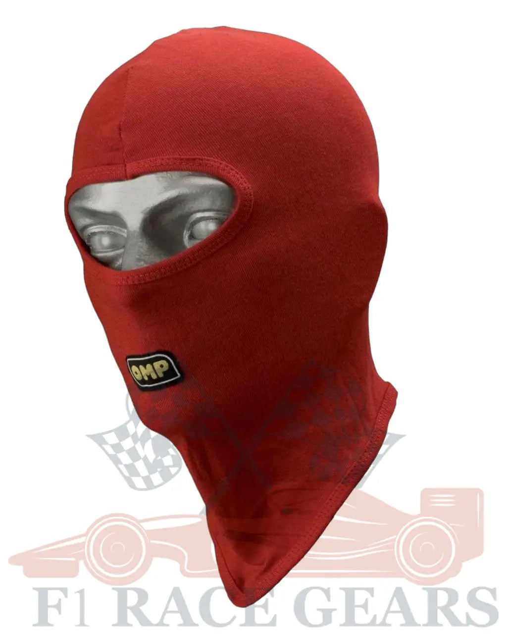 Karting OMP Open Face Kart Balaclava Red Minimum quantity 5 piece F1 RACE GEARS