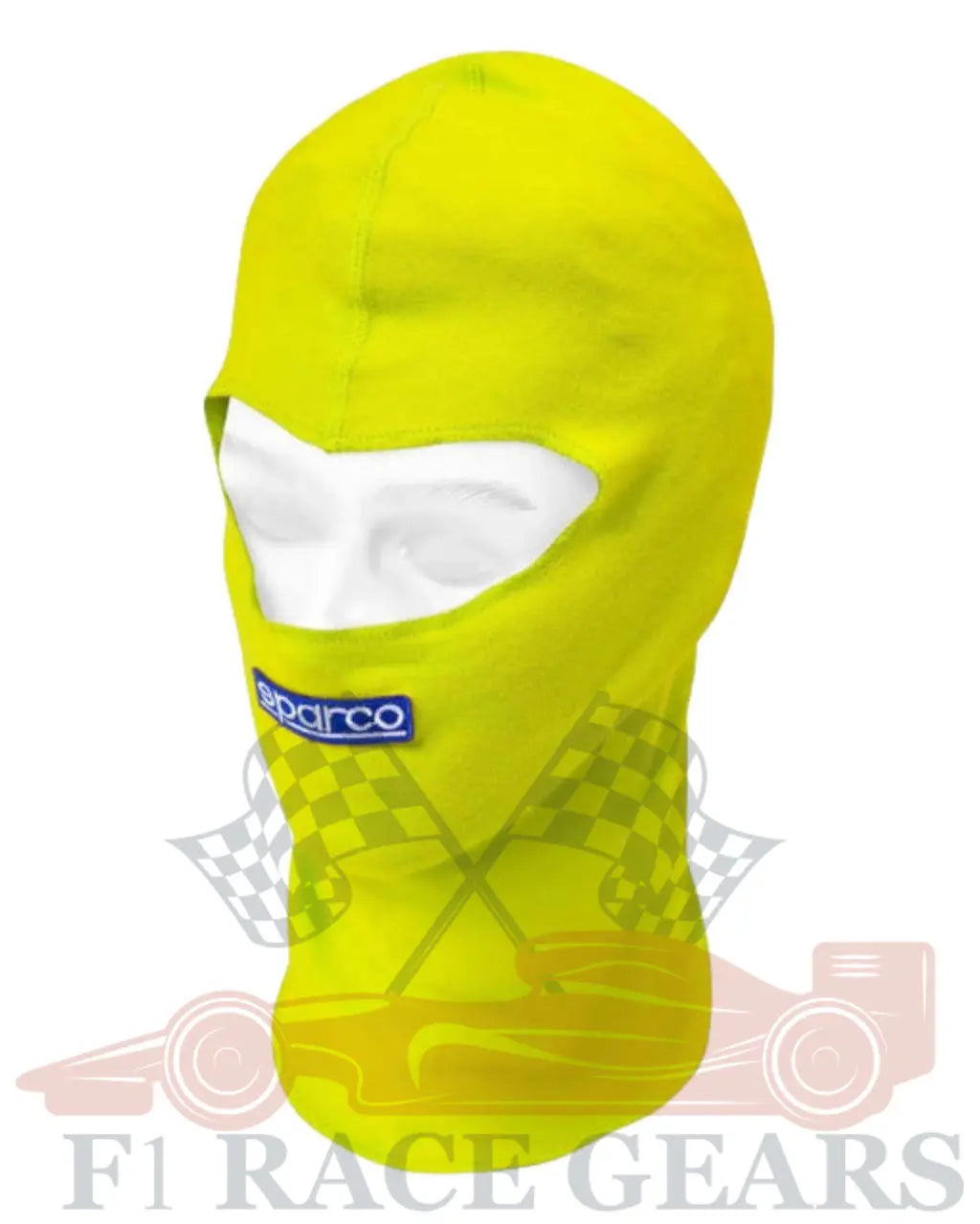 Karting Sparco Rookie Kart Balaclava yellow Minimum quantity 5 piece F1 RACE GEARS