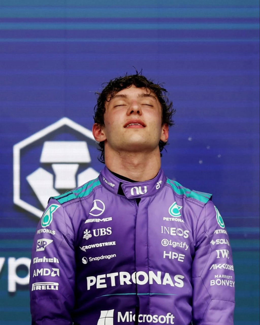 NEW 2026 Kimi Antonelli Mercedes Miami GP F1 Race Suit