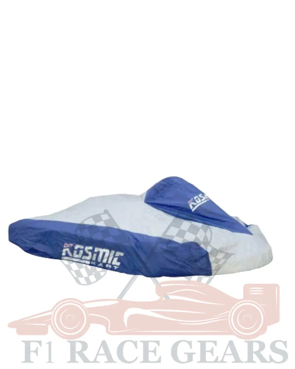 Kosmic kart cover white blue F1 RACE GEARS