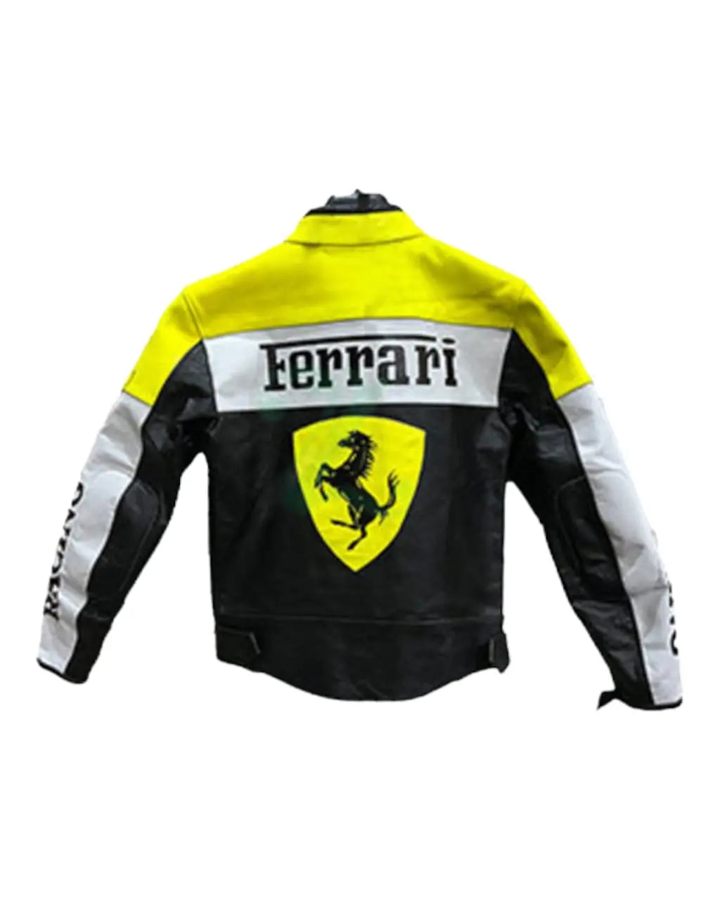 Motorbike Ferrari Leather Jacket Premium Handcrafted Durable My Store