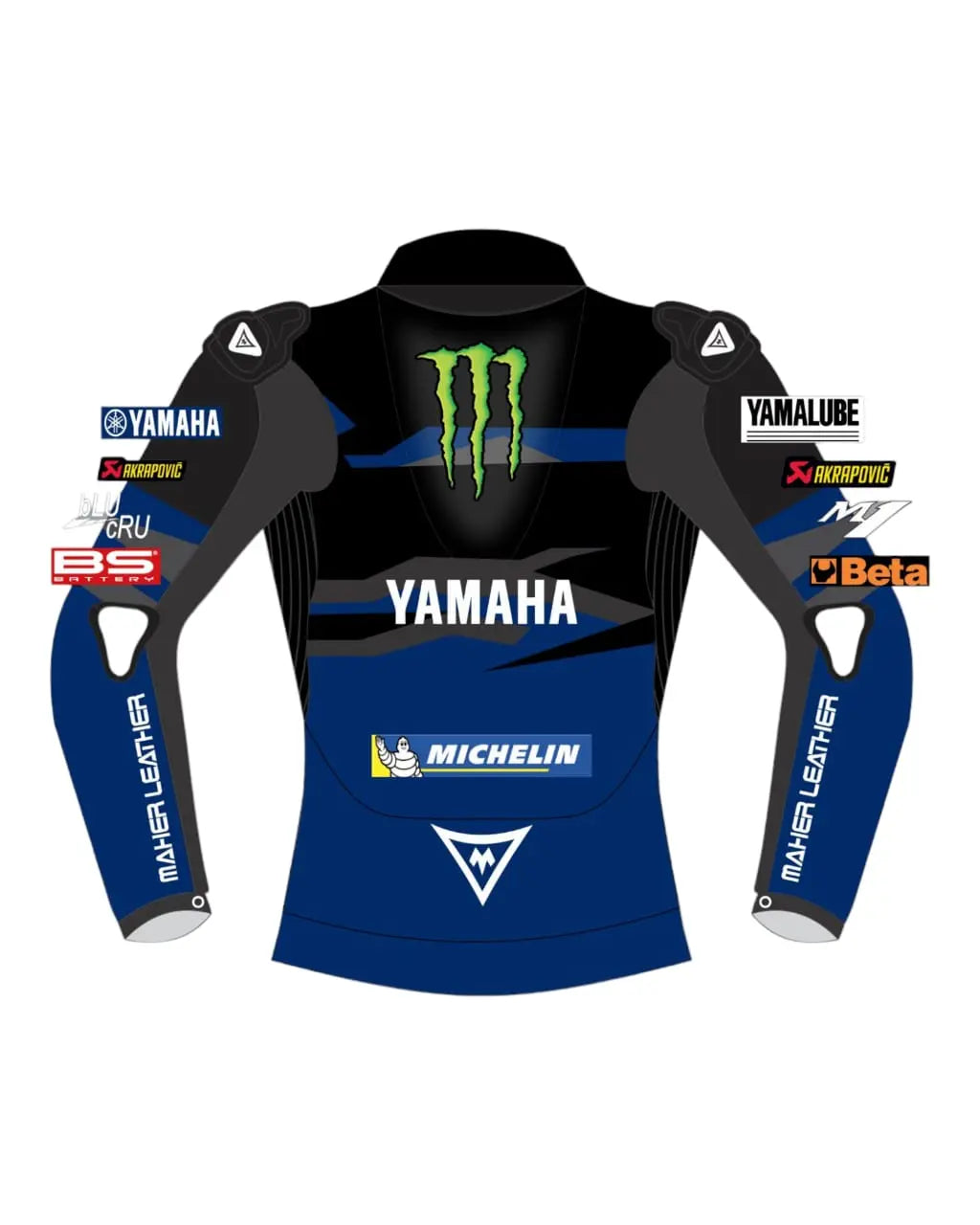 Motorbike monster Yamaha Leather Jacket Premium Handcrafted Durable My Store