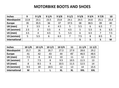 REAL LEATHER HIGH TECH MENS LONG MOTORBIKE MOTORCYCLE RACING SPORTS SHOES My Store