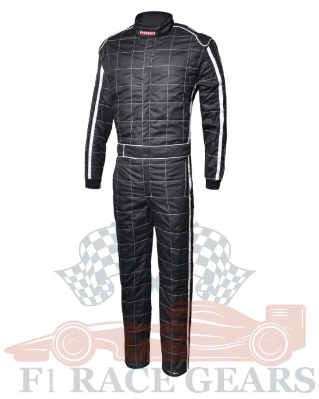 Fireproof Racing Overalls SFI custom black white flame retardant 2 Lear fire proof motor sports ...