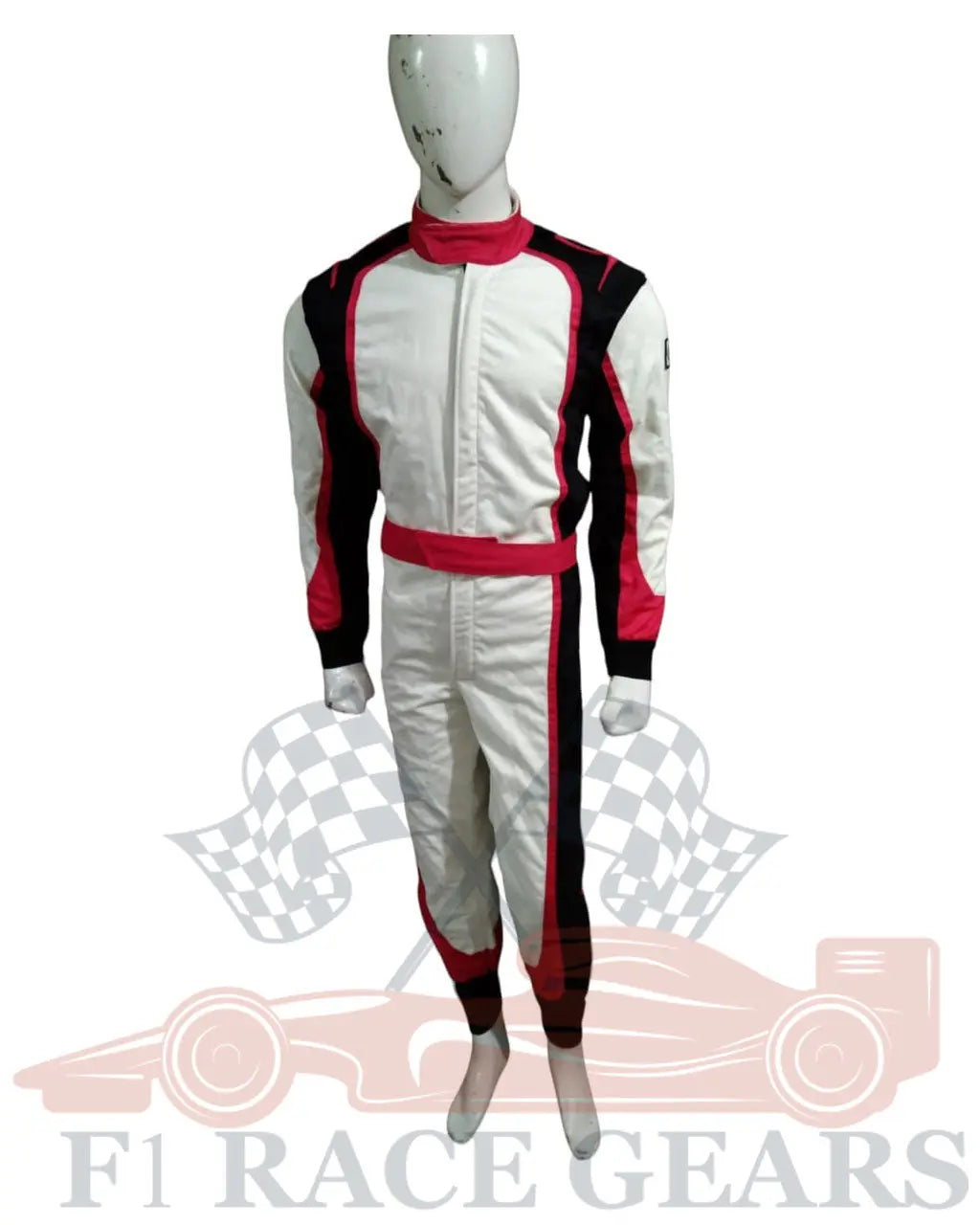 SFI custom  white black red flame retardant 2 Lear fire proof motor sports race suit My Store