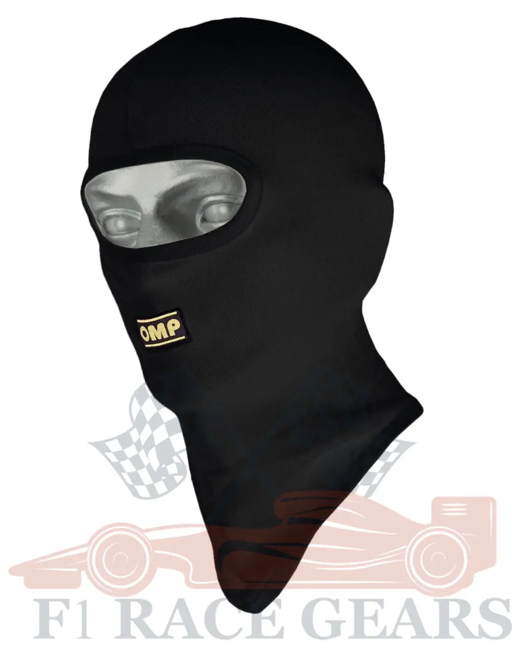 SFI omp fire proof nomex Balaclava black F1 RACE GEARS