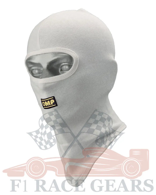 SFI omp fire proof nomex Balaclava white F1 RACE GEARS