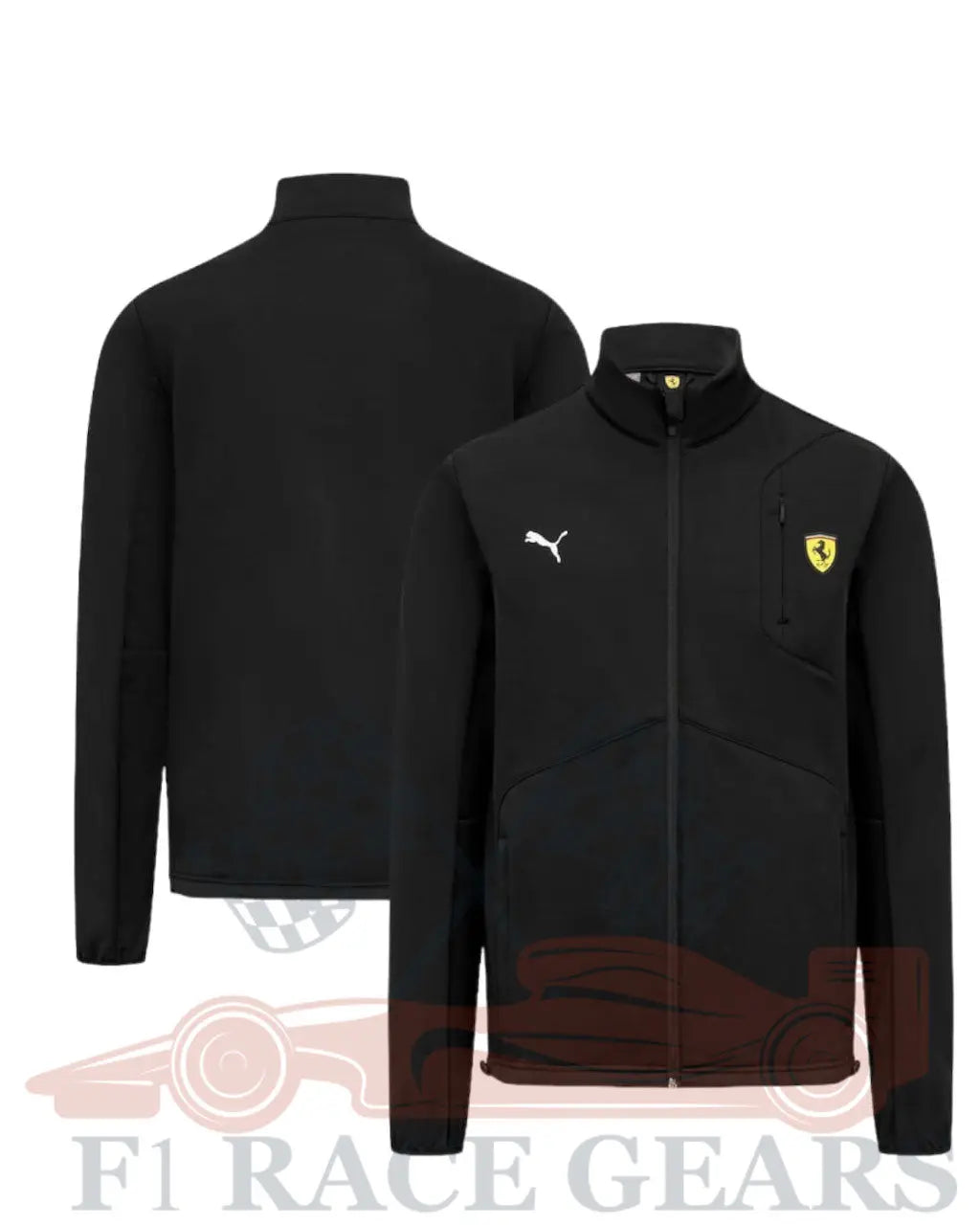 Scuderia Ferrari Puma Softshell Jacket - Black $55 USD My Store