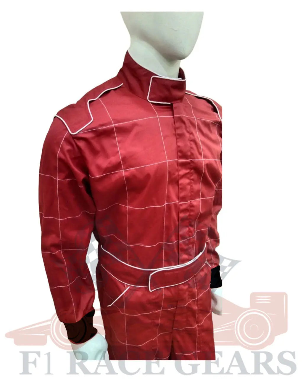 Sfi fire proof 1 Lear flame retardant go kart race suit Red My Store