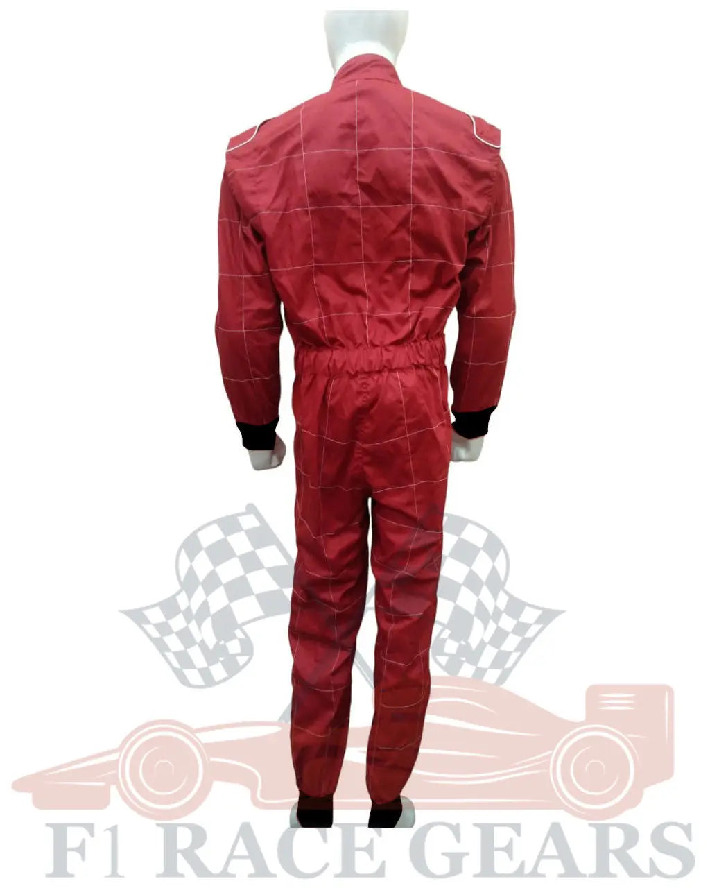 Sfi fire proof 1 Lear flame retardant go kart race suit Red My Store