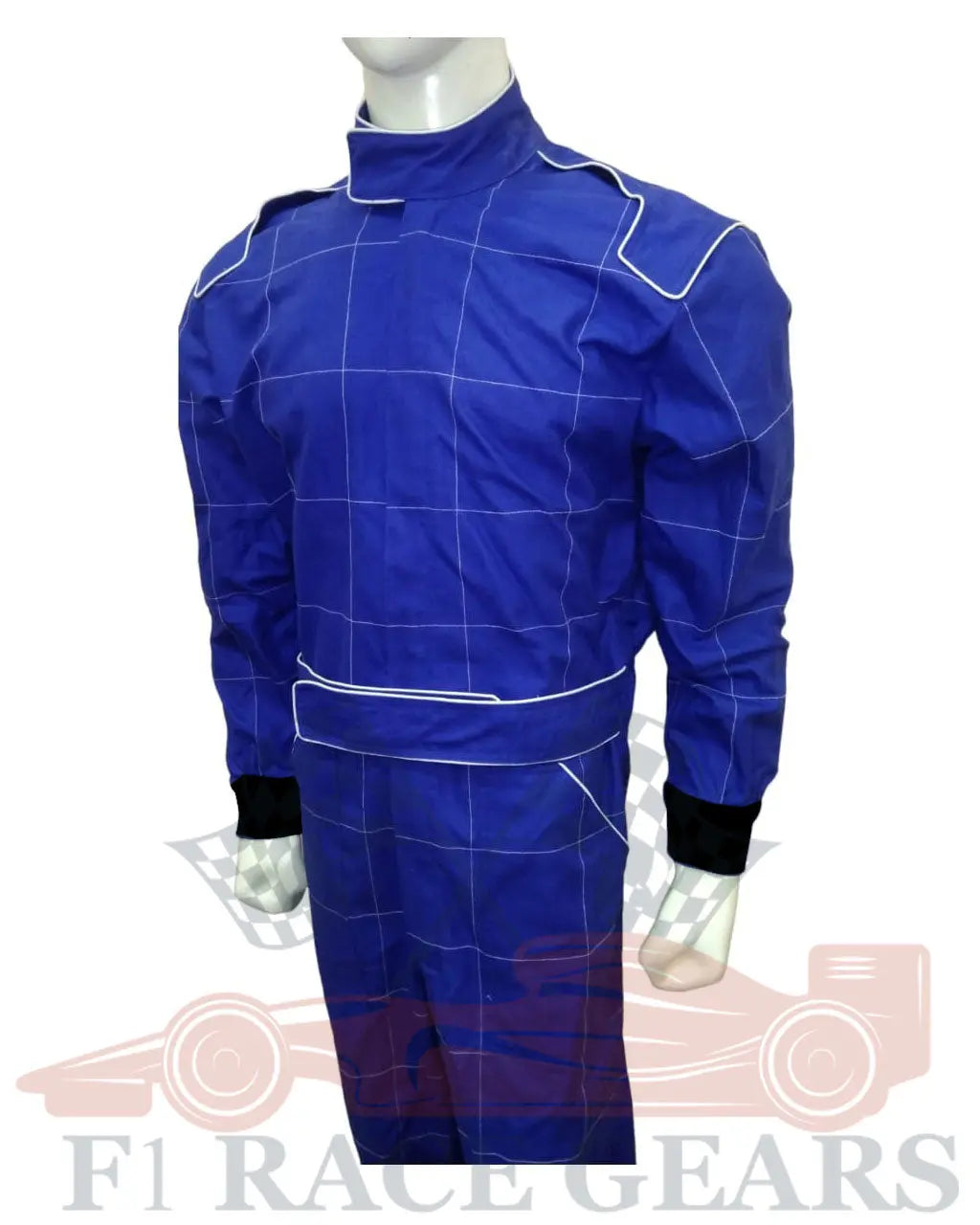 Sfi fire proof 1 Lear flame retardant go kart race suit blue My Store