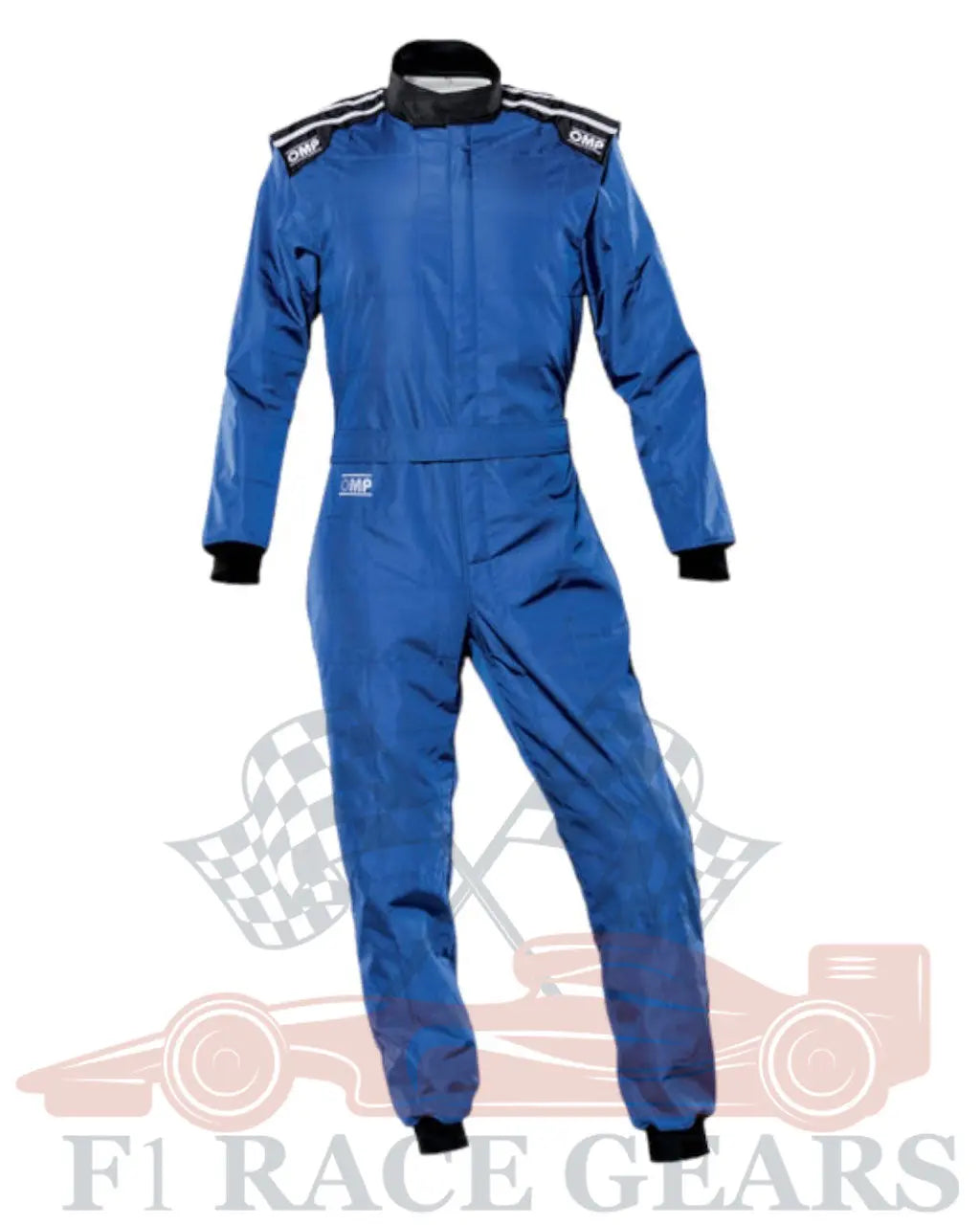 Sfi fire proof 1 Lear flame retardant omp go kart race suit blue My Store