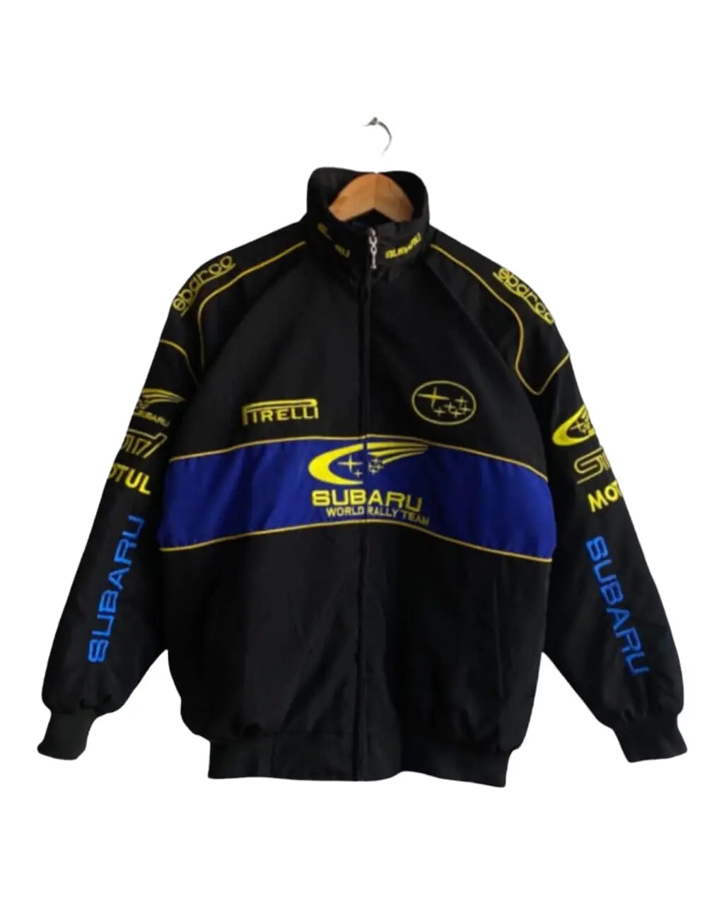 Subaru Rally Vintage Black Jacket - F1 RACE GEARSF1 Race Gears