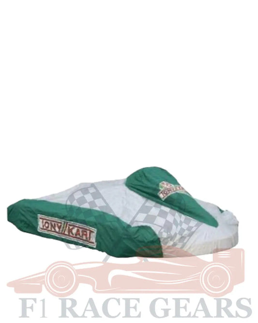 Tony kart cover white green F1 RACE GEARS