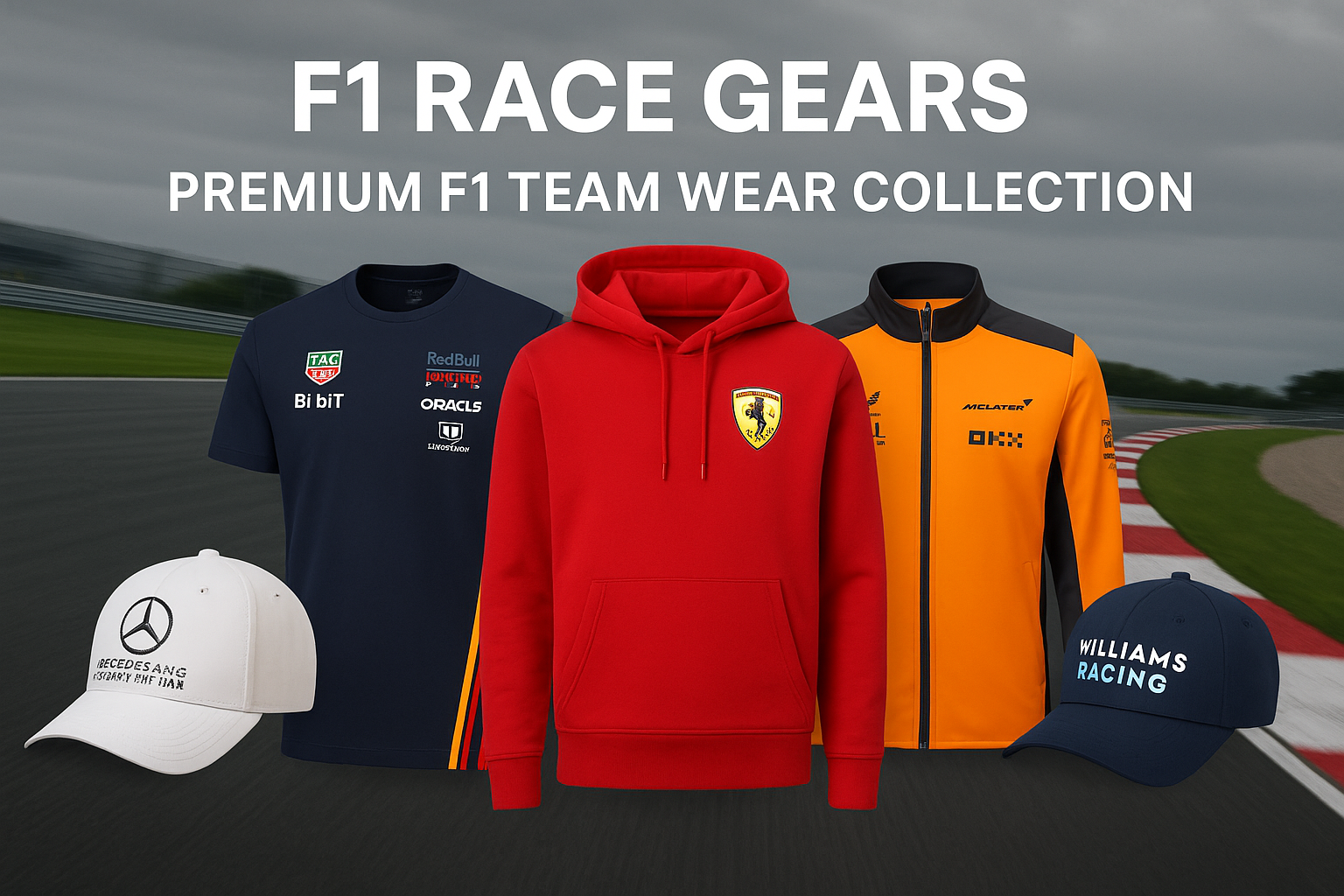 F1 Race Gears Team Wear Banner