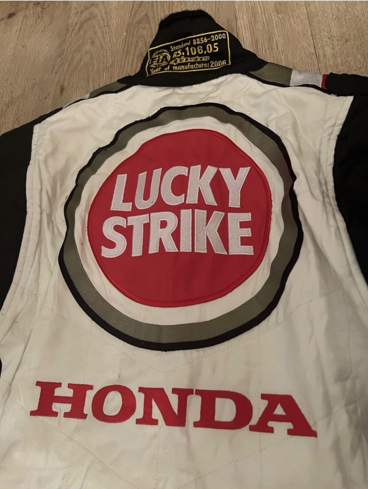 Jenson Button Bar Honda overalls