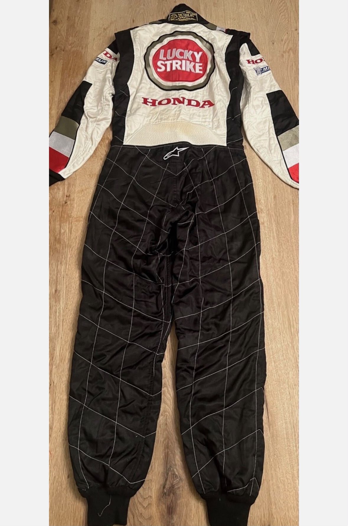 Jenson Button Bar Honda overalls
